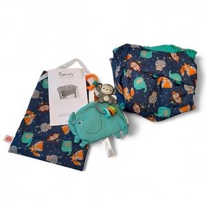 Shopping Cart High Chair Seat Cover With Accessories & Carrying Bag Animal Theme